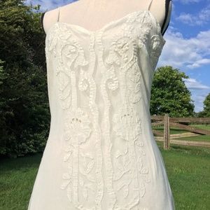 ANTHRO Project Alabama cream lace dress 6
